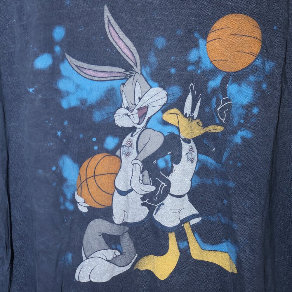 American Eagle Space Jam Long Sleeve Graphic Tee – Navy (Men’s M) - Picture 2 of 8